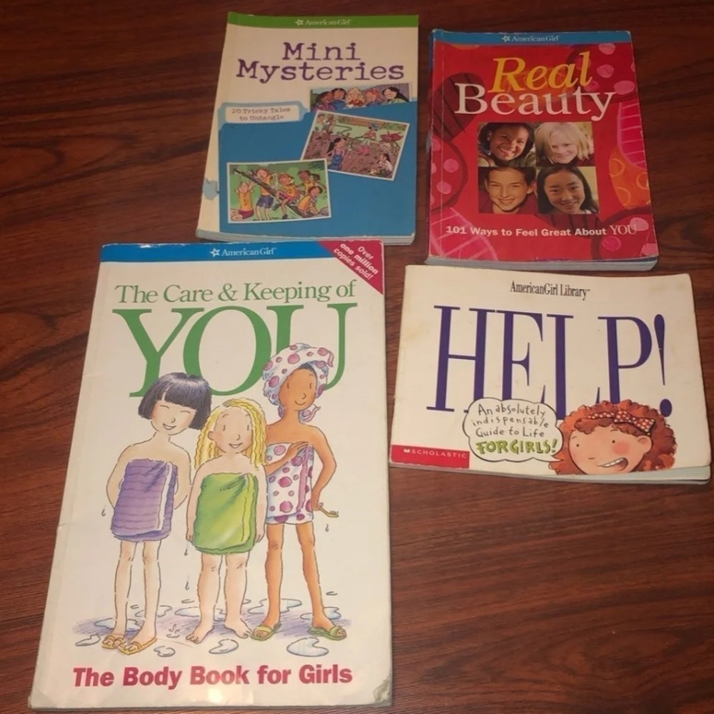 4 Classic VINTAGE AMERICAN Girl Books BUNDLE